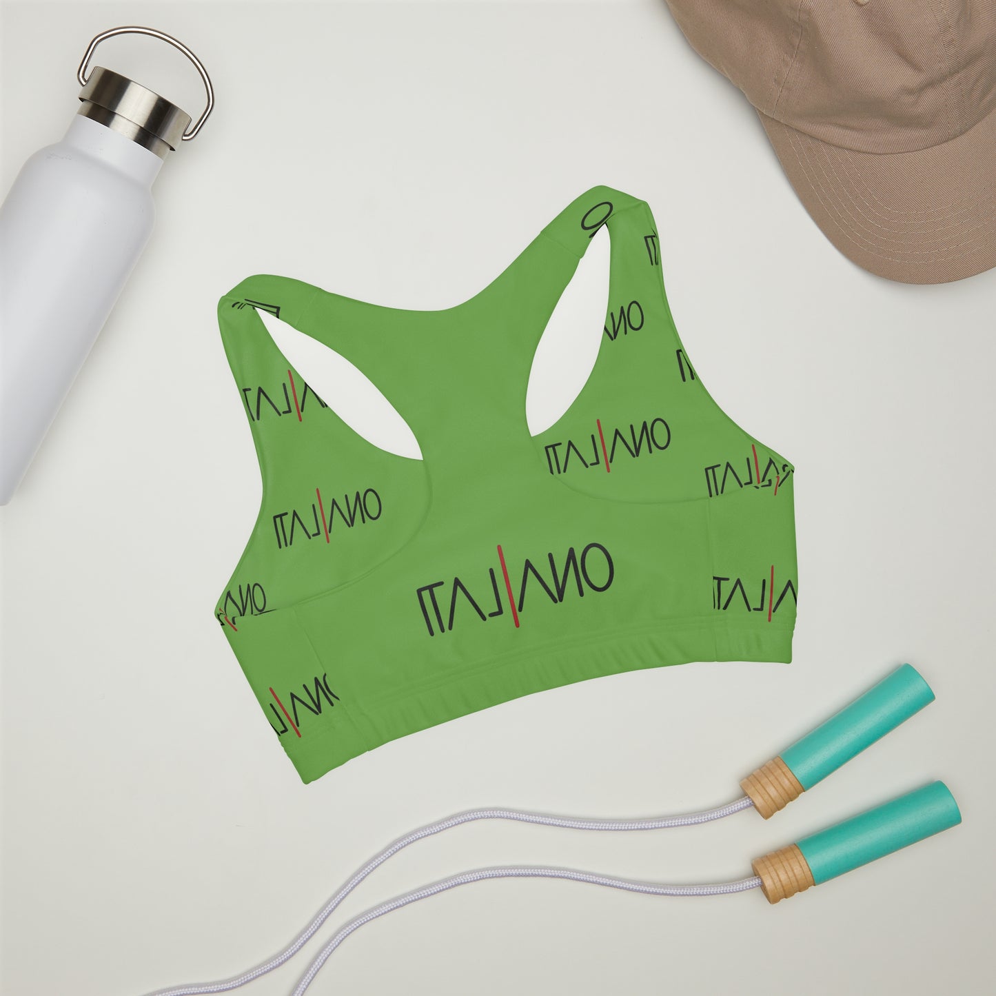 Girls' Double Lined Seamless Sports Bra (AOP)