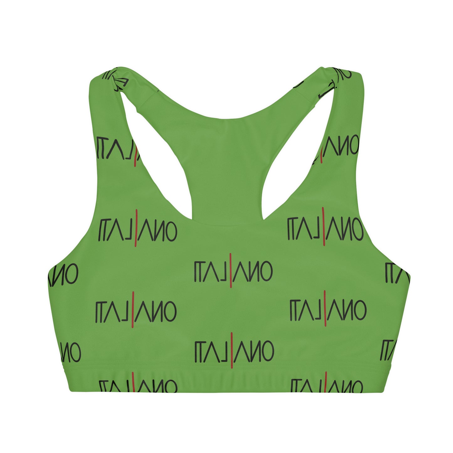 Girls' Double Lined Seamless Sports Bra (AOP)