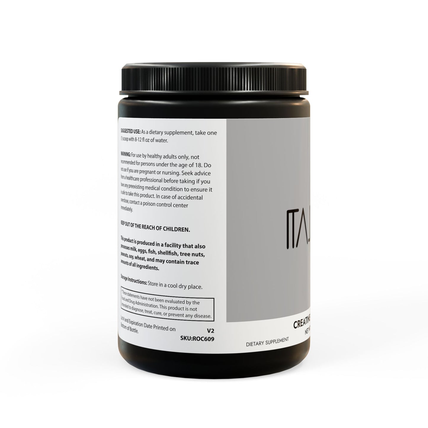 Creatine Monohydrate Supplement (300g, 10.58oz)