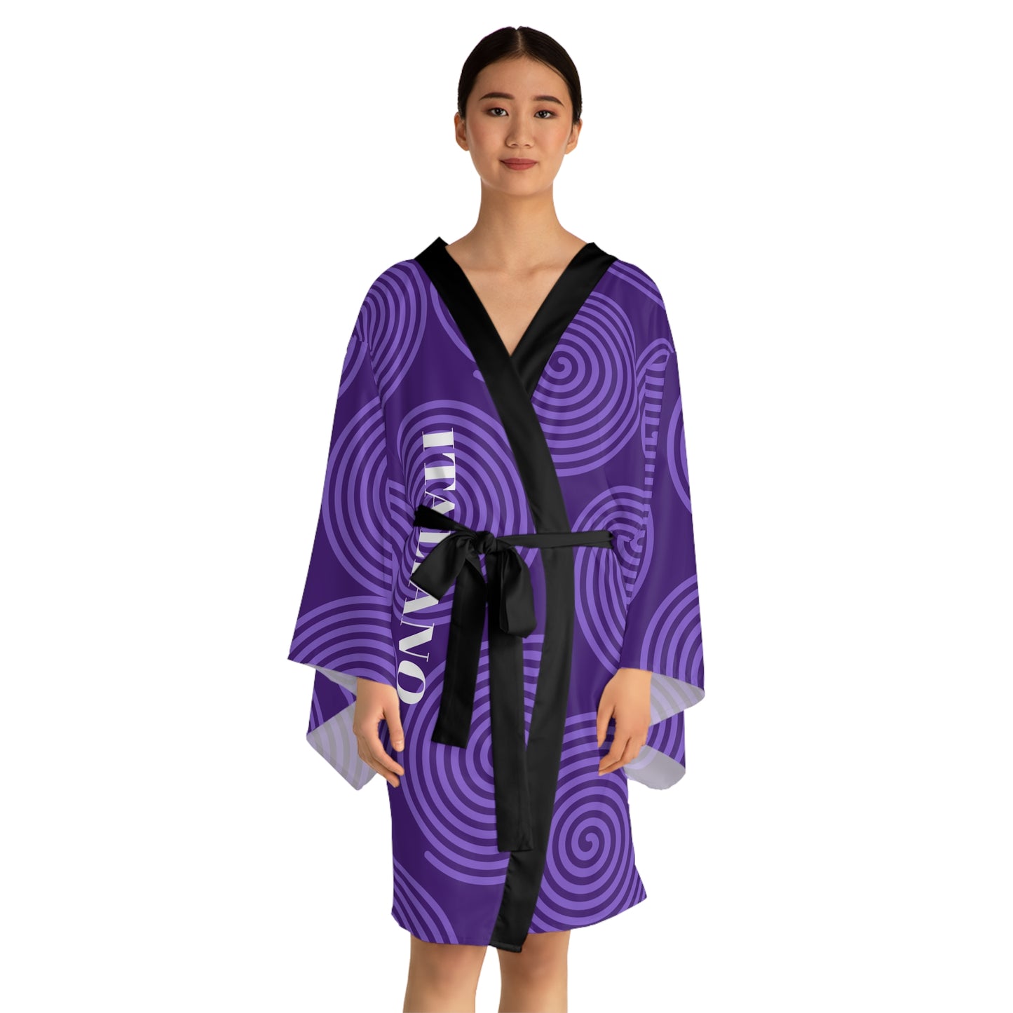 Long Sleeve Kimono Robe (AOP)