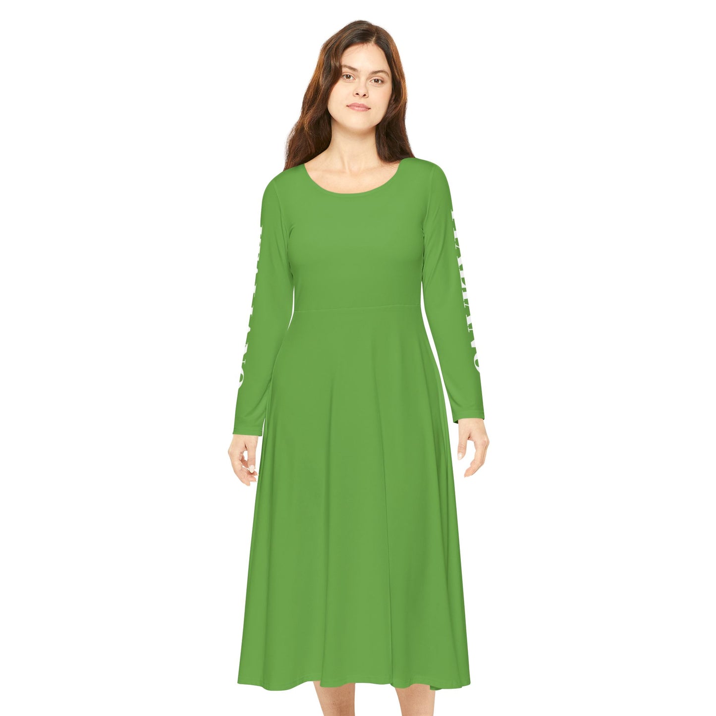Women's Long Sleeve Dance Dress (AOP)