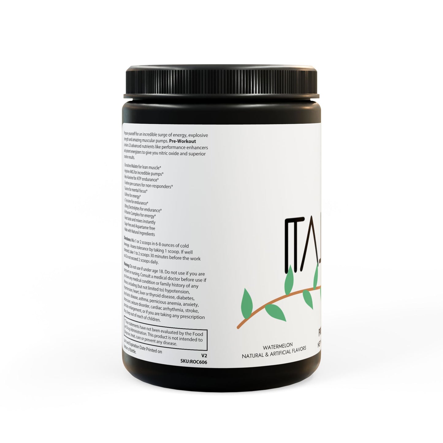 Pre-Workout Supplement, Watermelon (300g, 10.58oz)