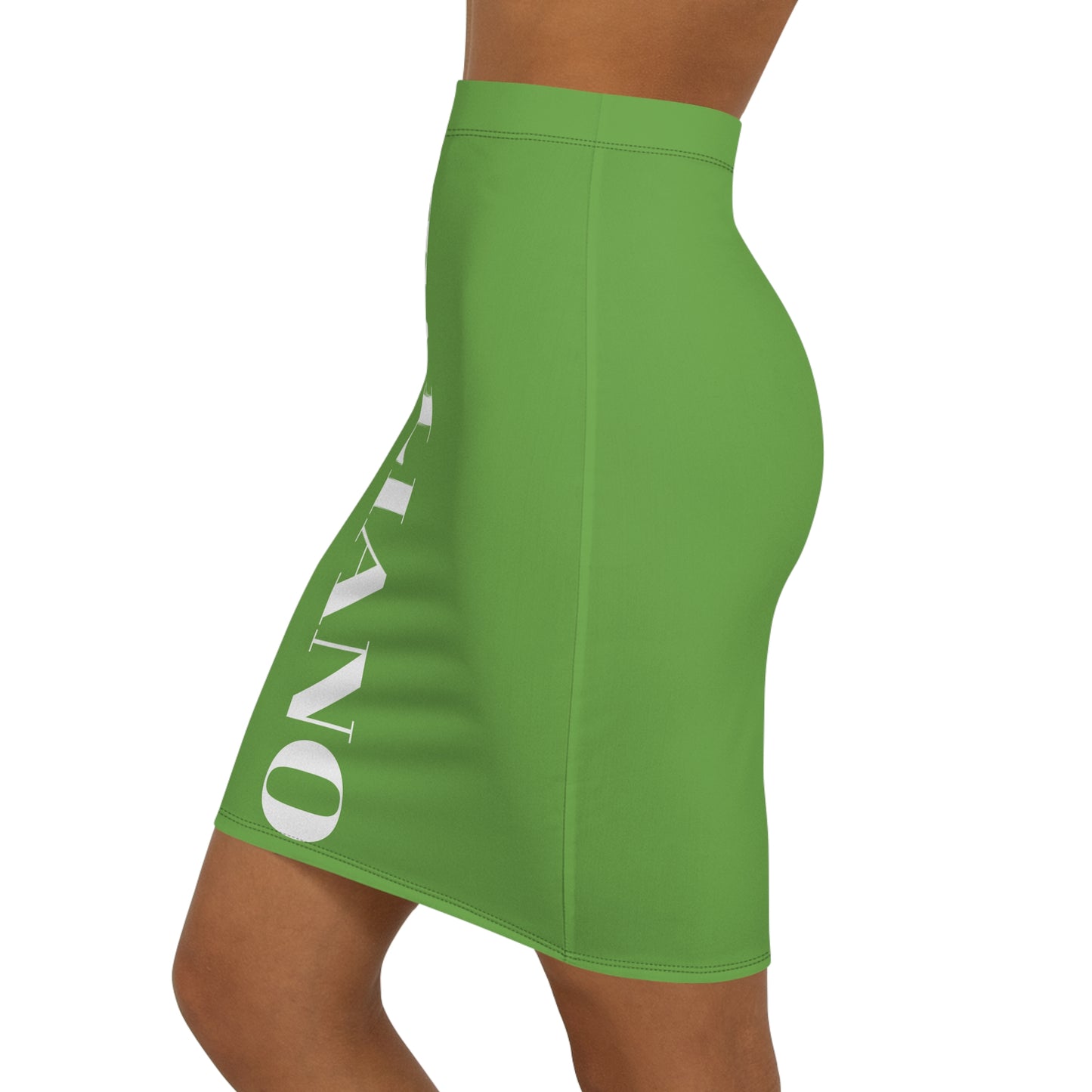 Women's Mid-Waist Pencil Skirt (AOP)