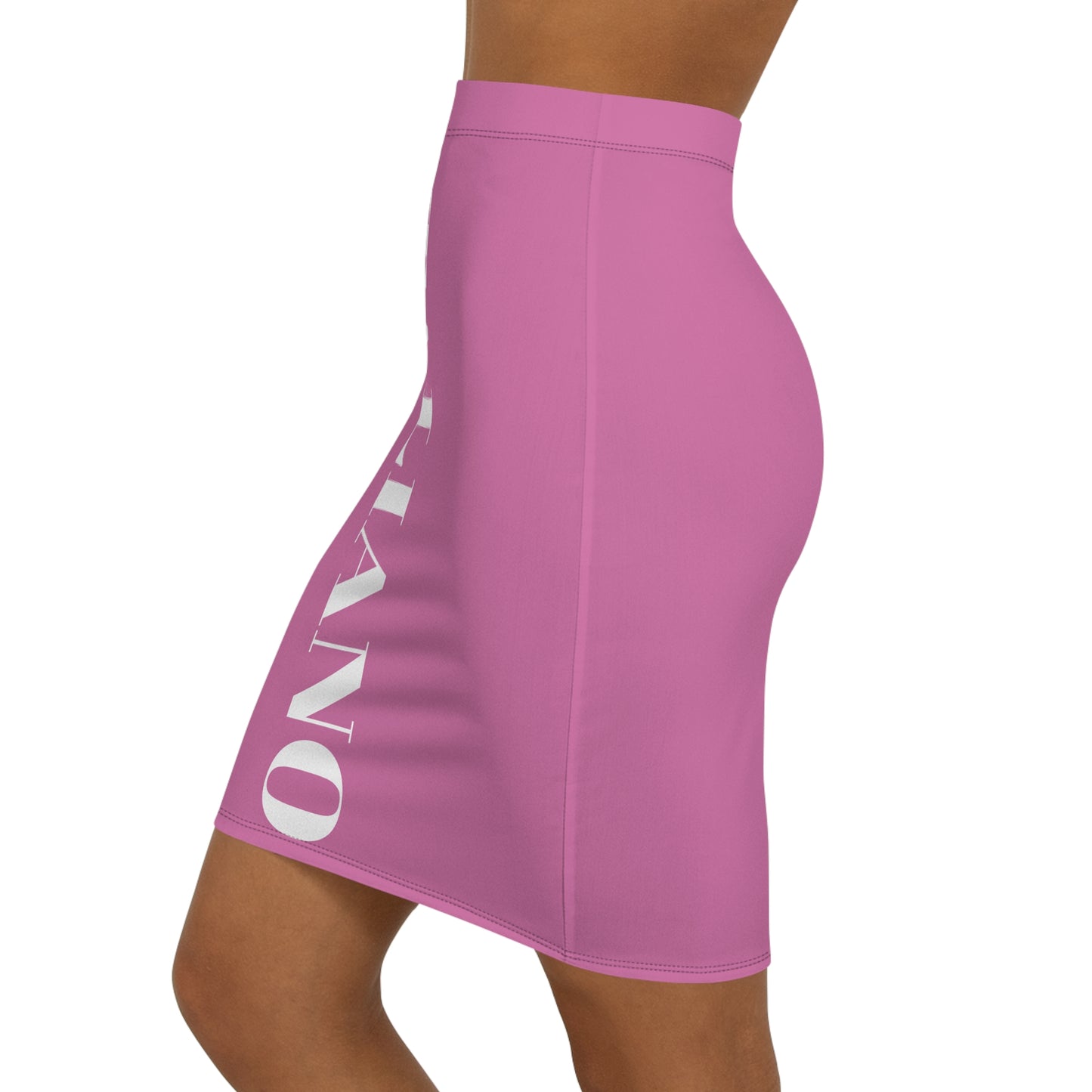 Women's Mid-Waist Pencil Skirt (AOP)