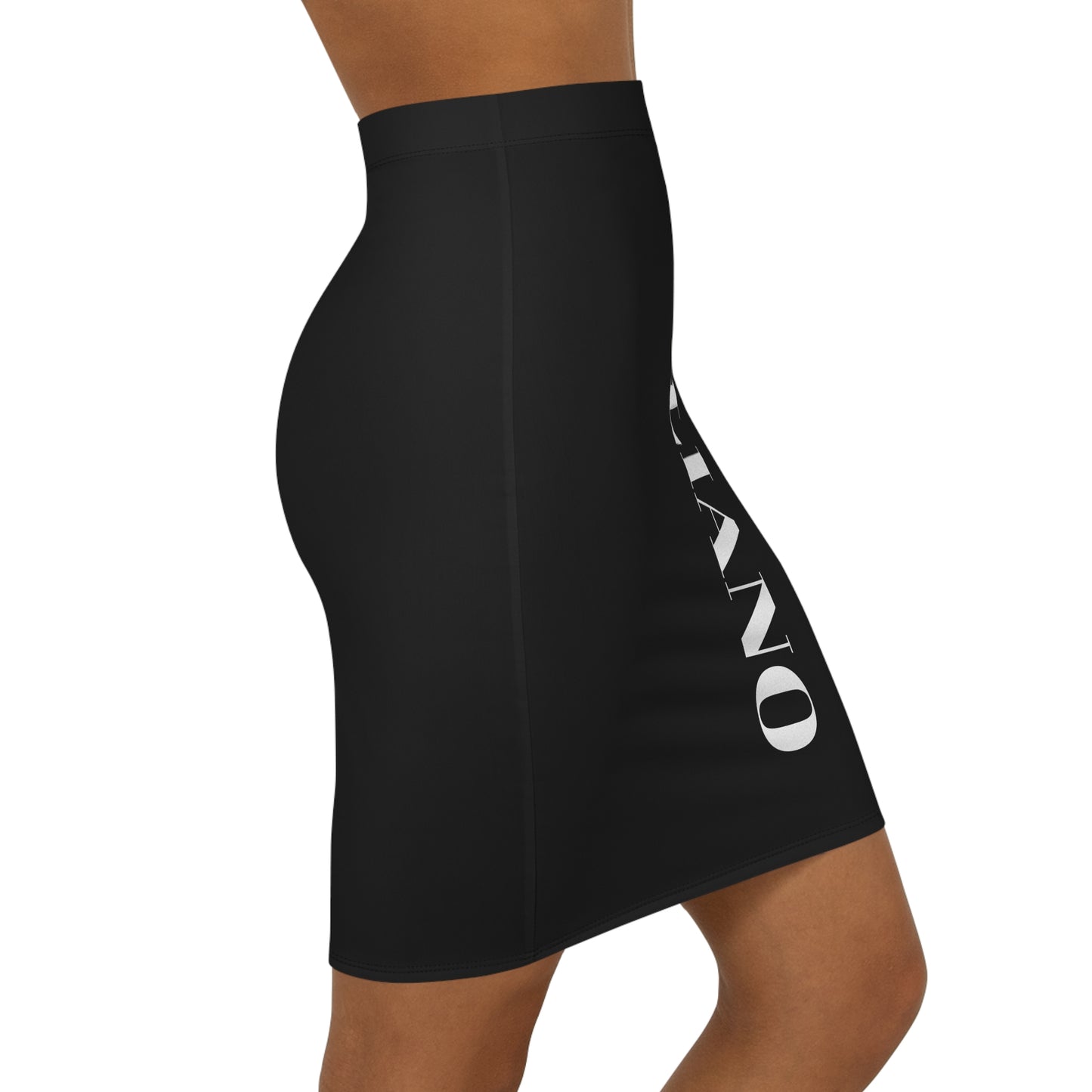 Women's Mid-Waist Pencil Skirt (AOP)