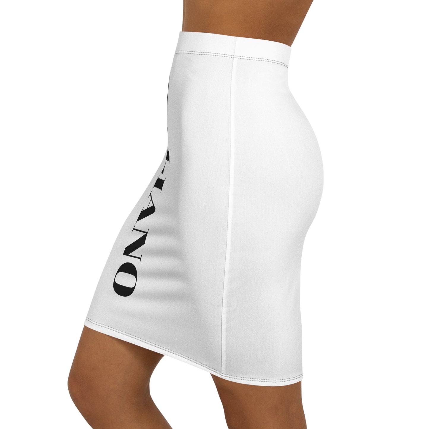 Women's Mid-Waist Pencil Skirt (AOP)
