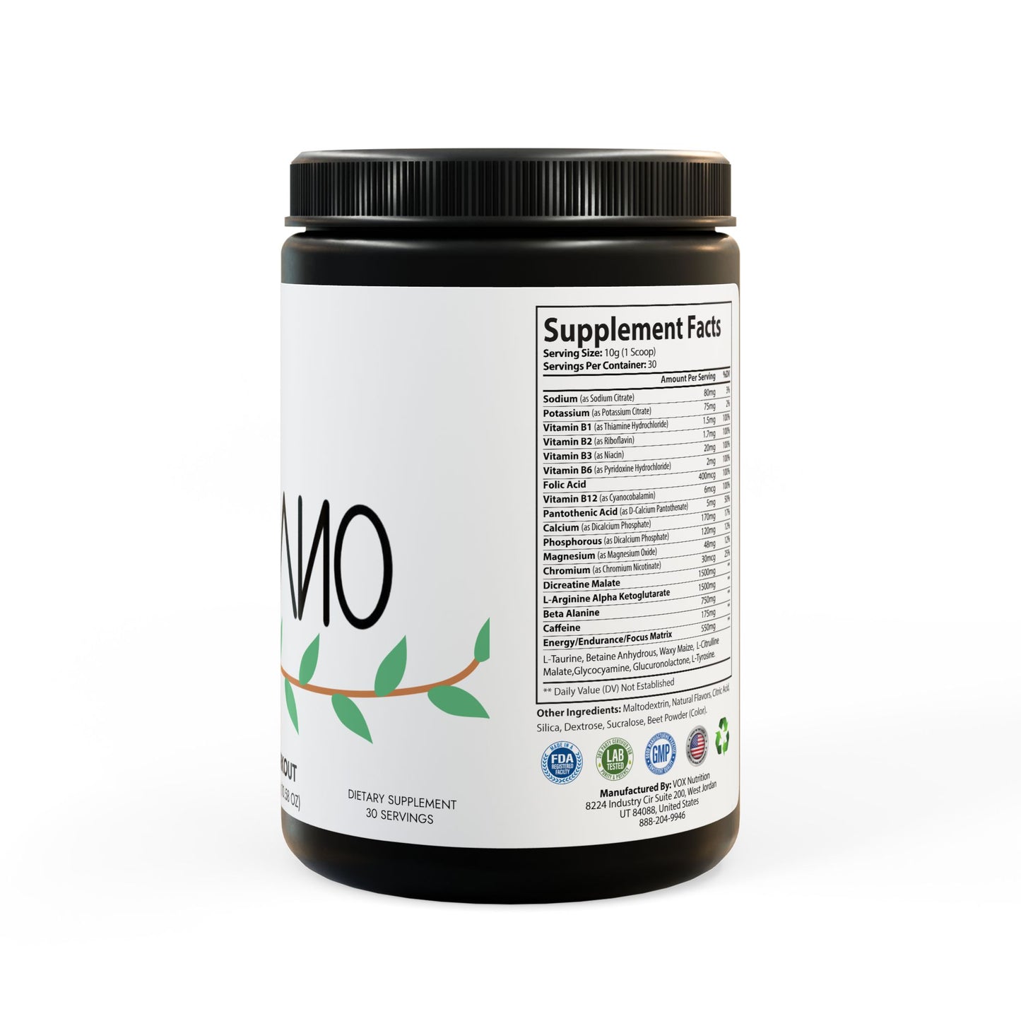 Pre-Workout Supplement, Watermelon (300g, 10.58oz)