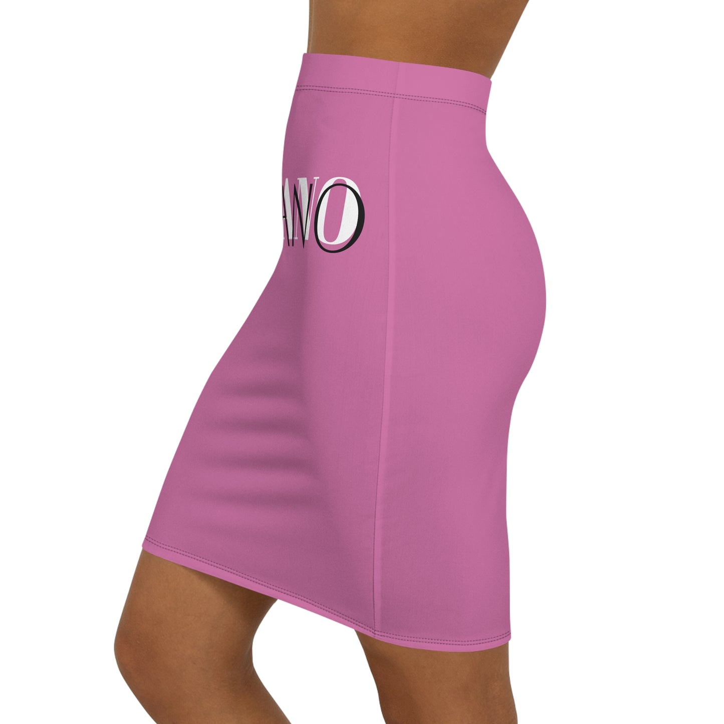 Women's Mid-Waist Pencil Skirt (AOP)