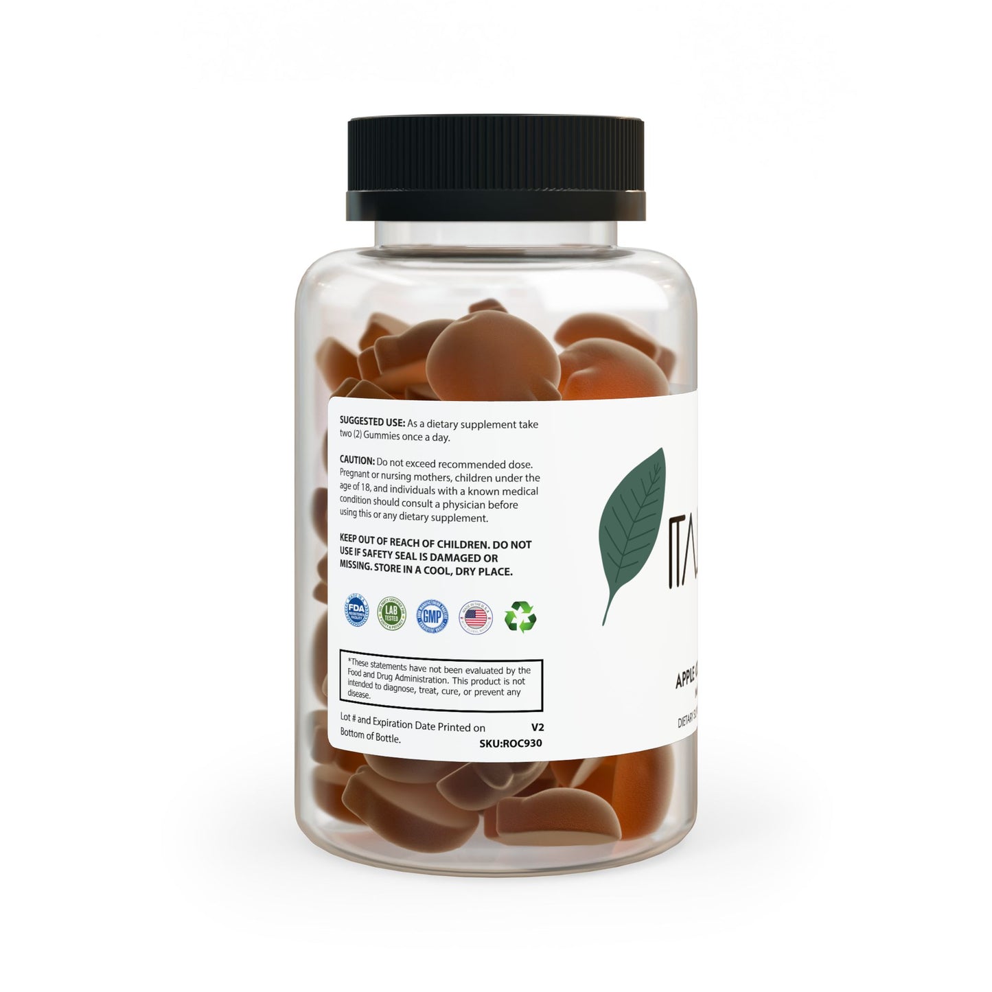 Apple Cider Vinegar Gummies (60 Gummies)