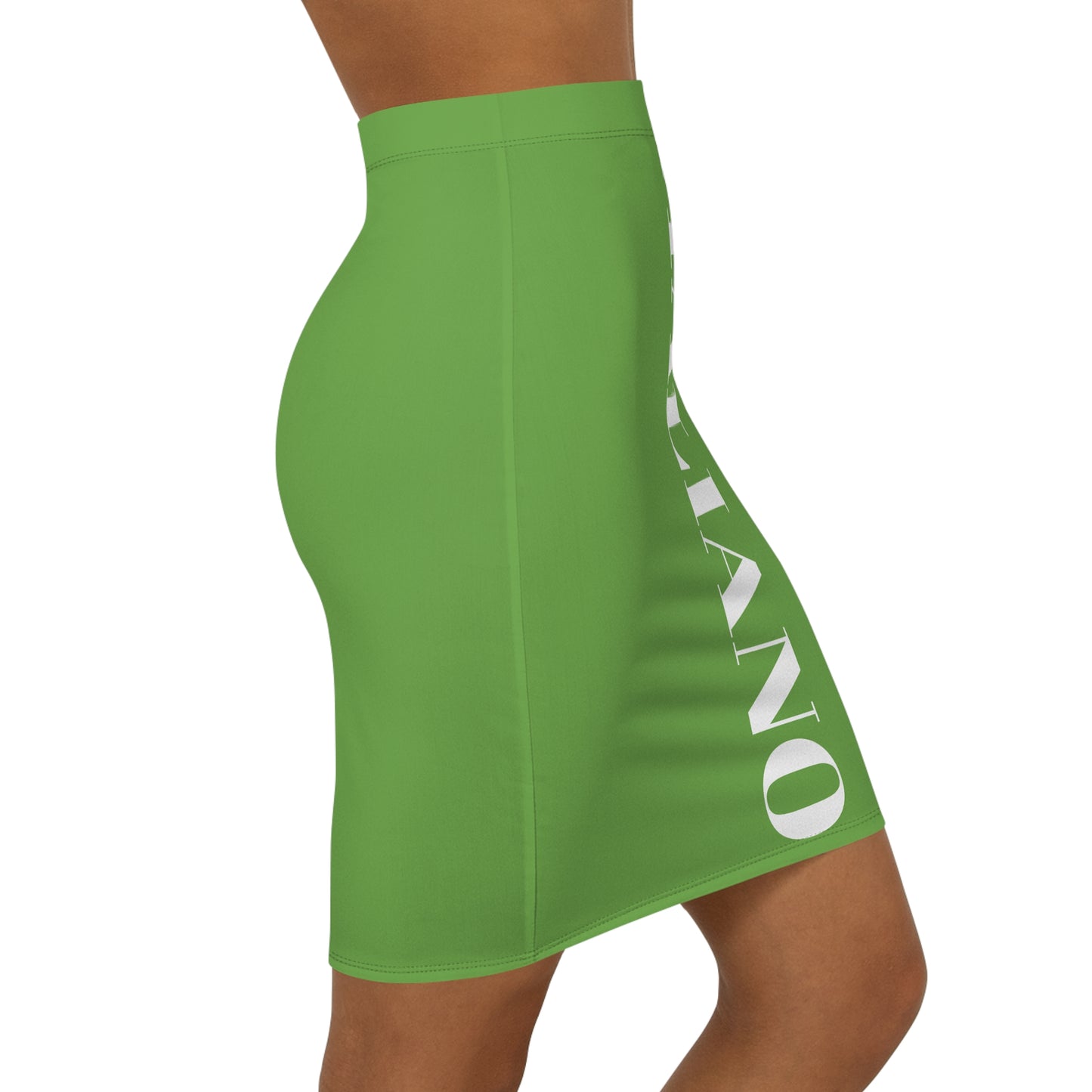 Women's Mid-Waist Pencil Skirt (AOP)