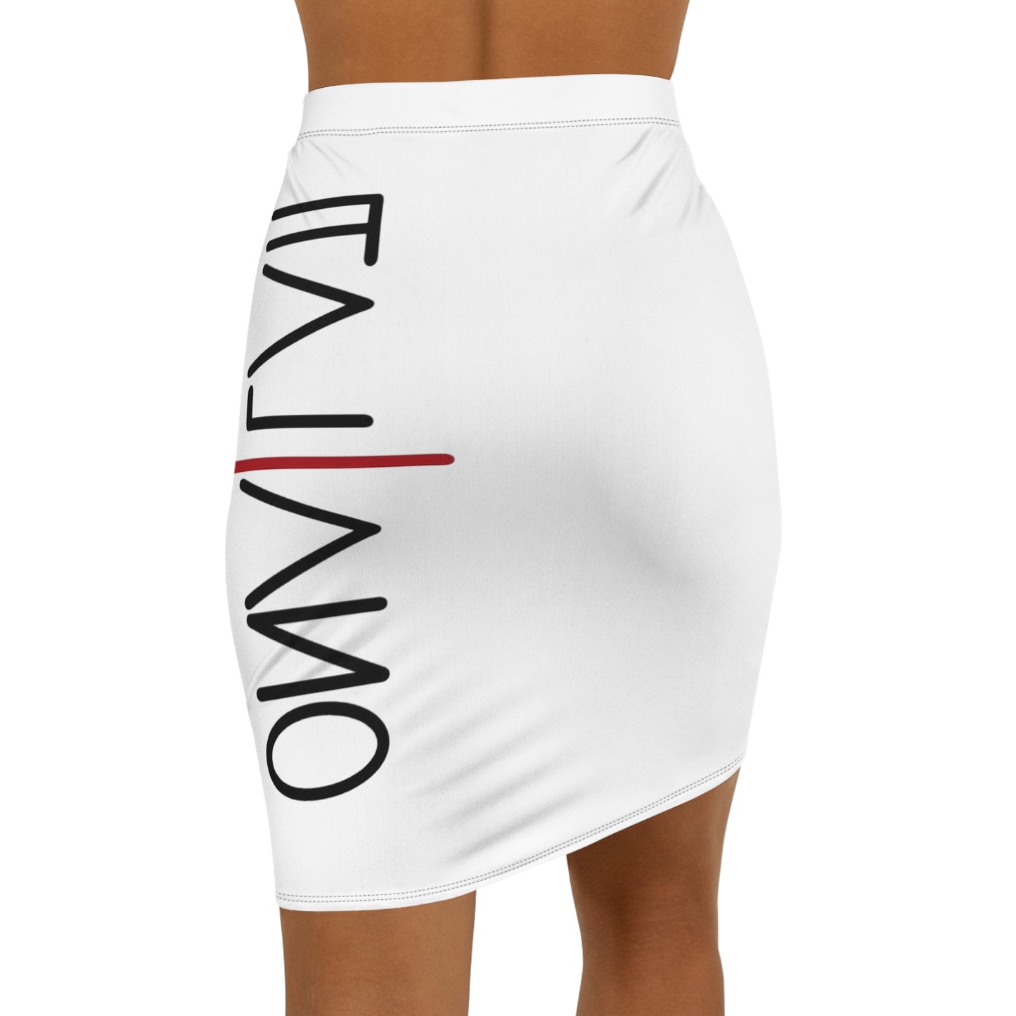 Women's Mid-Waist Pencil Skirt (AOP)