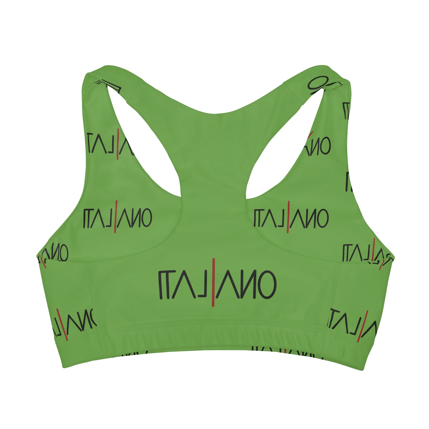 Girls' Double Lined Seamless Sports Bra (AOP)