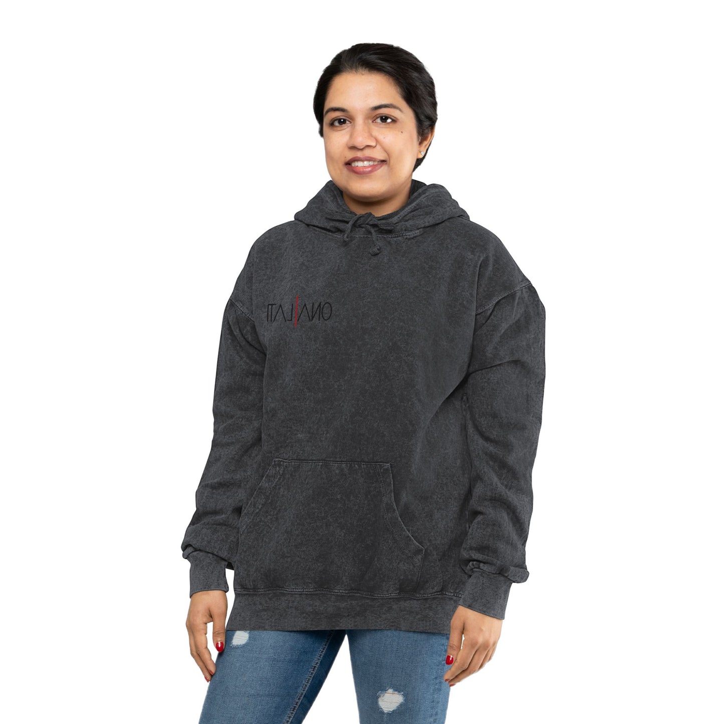 (ITALIANO) Alex mineral wash hoodie