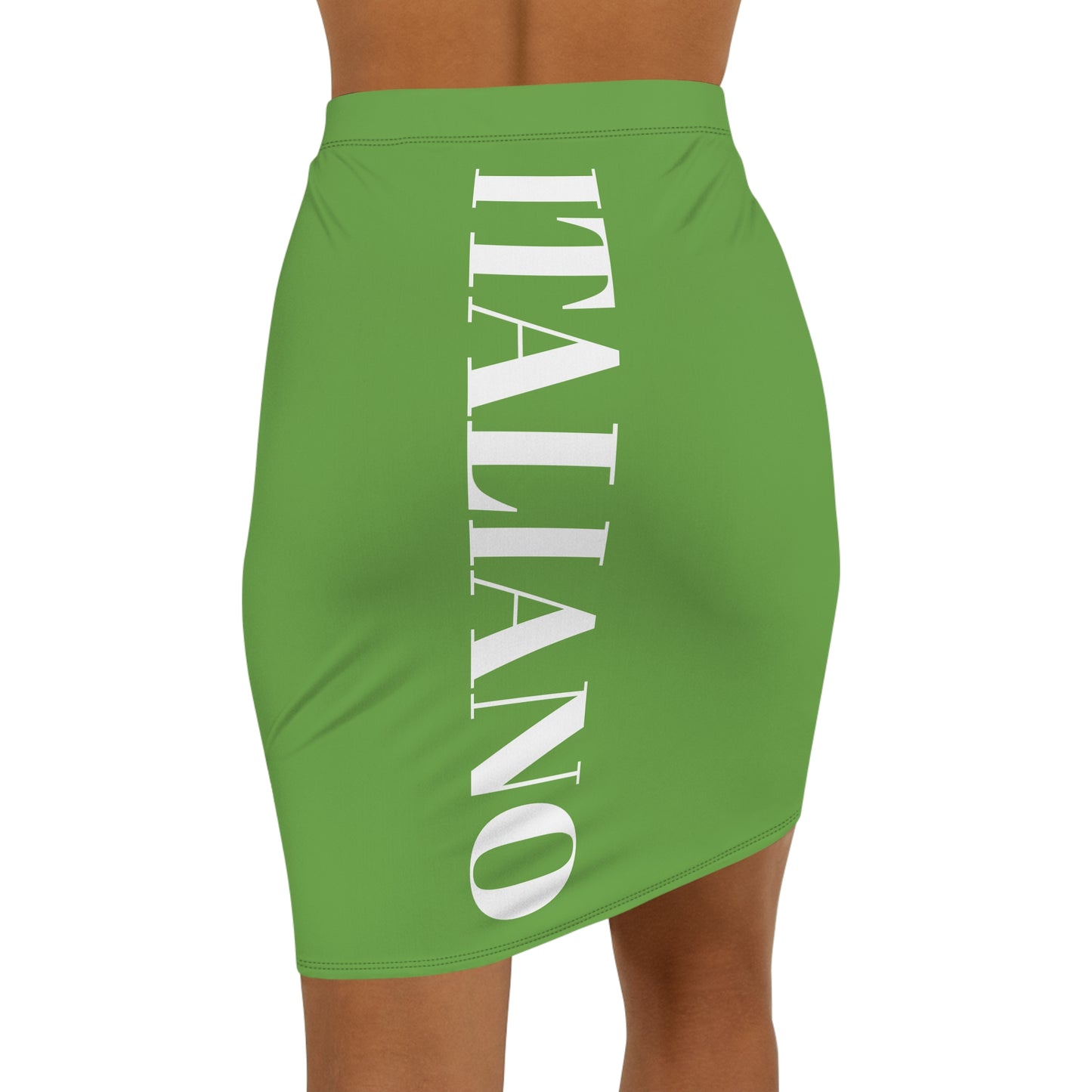 Women's Mid-Waist Pencil Skirt (AOP)