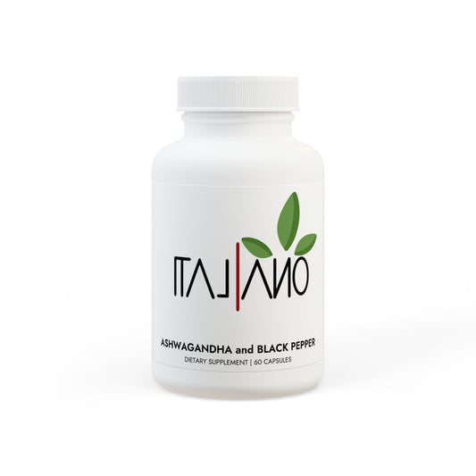Ashwagandha and Black Pepper Supplement (60 capsules)