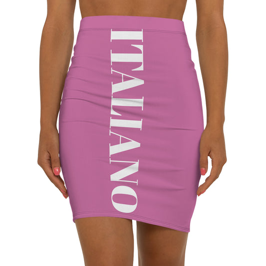 Women's Mid-Waist Pencil Skirt (AOP)