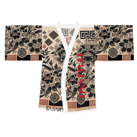 Long Sleeve Kimono Robe (AOP)