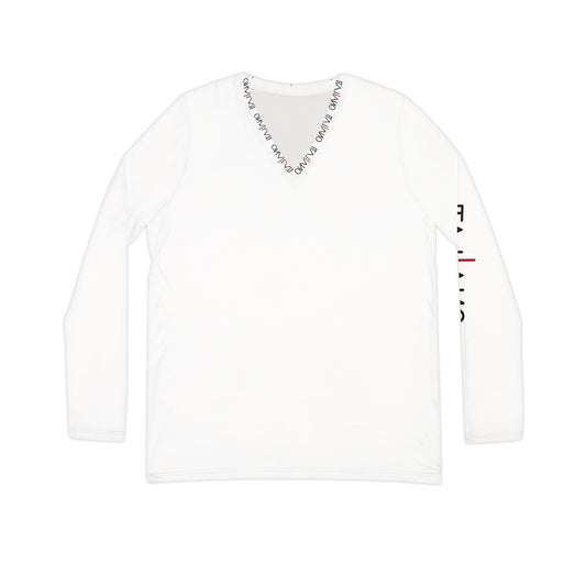 Women's Long Sleeve V-neck Shirt (AOP)