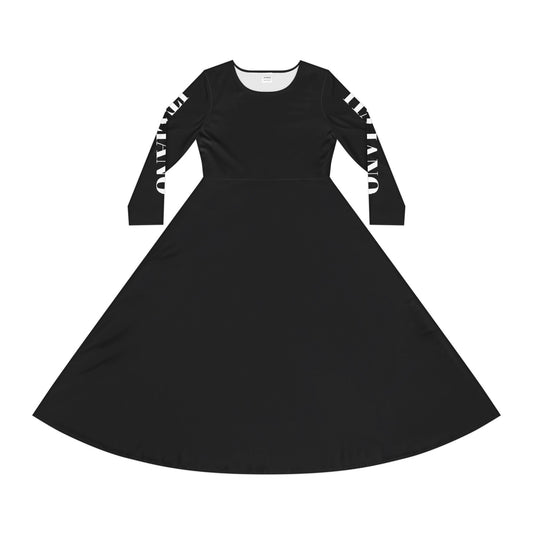 Women's Long Sleeve Dance Dress (AOP)
